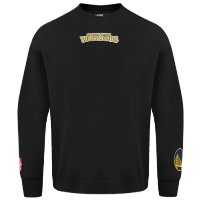 Pro Standard Mens  Golden State Warriors Sweatshirt In Black