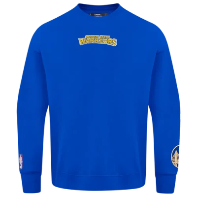 Pro Standard Mens  Golden State Warriors Sweatshirt In Blue