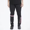Pro Standard Mens  Hawks Os Letters Woven Pants In Black/black