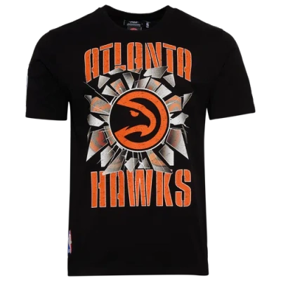 Pro Standard Mens  Hawks Shattered Backboard T-shirt In Black