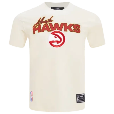 Pro Standard Mens  Hawks World Of Basketball T-shirt In Eggshell/multi