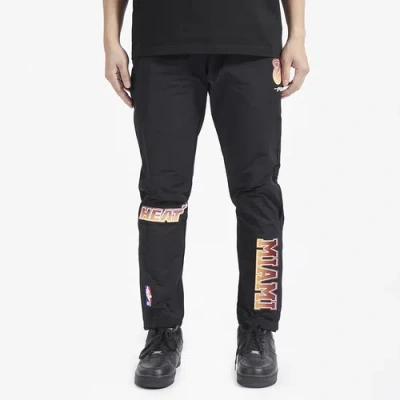 Pro Standard Mens  Heat Os Letters Woven Pants In Black/black