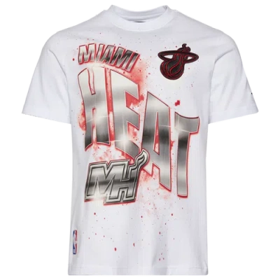 Pro Standard Mens  Heat Red Chrome Fc Ss Flex T-shirt In White