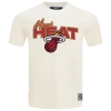 Pro Standard Mens  Heat World Of Basketball T-shirt In Eggshell/multi