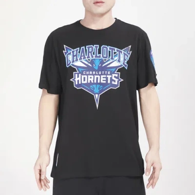 Pro Standard Mens  Hornets Crackle Sj T-shirt In Black