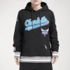Pro Standard Mens  Hornets Script Fleece P/o Hoodie In Black/teal