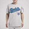 Pro Standard Mens  Hornets Script Tail Sj T-shirt In Gray/gray
