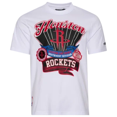 Pro Standard Mens  Houston Rockets S/s Flex T-shirt In White