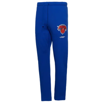 Pro Standard Mens  Knicks City Signature Straight Leg Pants In Royal/blue
