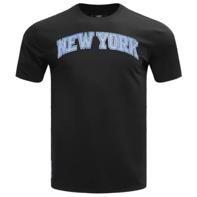 Pro Standard Mens  Knicks Classic Chenille Double Knit T-shirt In Black