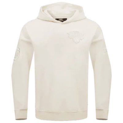 Pro Standard Mens  Knicks Neutral Drop Shoulder Flc Po Hoodie In White