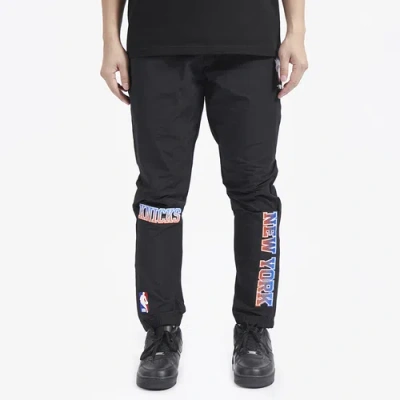 Pro Standard Mens  Knicks Os Letters Woven Pants In Black/black