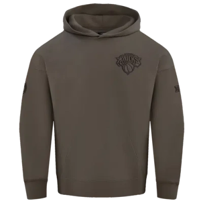 Pro Standard Mens  Knicks Pullover Hoodie In Brown