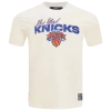 Pro Standard Mens  Knicks World Of Basketball T-shirt In Eggshell/multi
