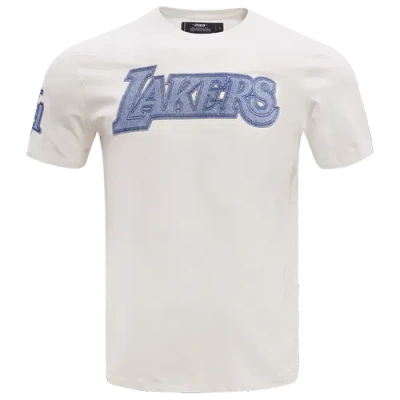 Pro Standard Mens  Lakers Bp T-shirt In Sand