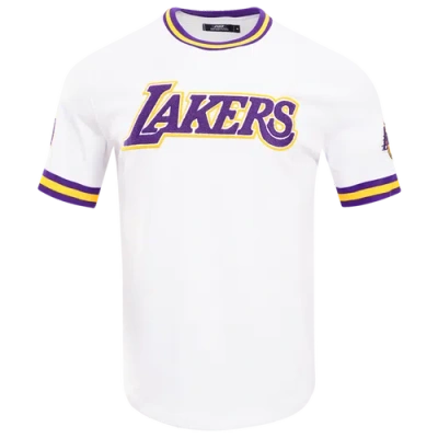 Pro Standard Mens Los Angeles Lakers  Lakers Bp T-shirt In White