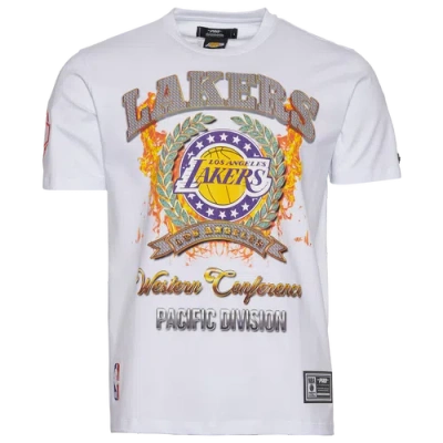 Pro Standard Mens  Lakers Cement Sj T-shirt In White