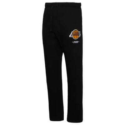 Pro Standard Mens  Lakers City Signature Straight Leg Pants In Black/black
