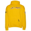 Pro Standard Mens  Lakers Cs Drop Shoulder Pullover Hoodie In Yellow/purple