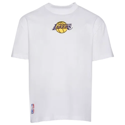 Pro Standard Mens  Lakers Cs Drop Shoulder T-shirt In White/white