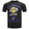 Pro Standard Mens  Lakers Old English Sj Tee In Black