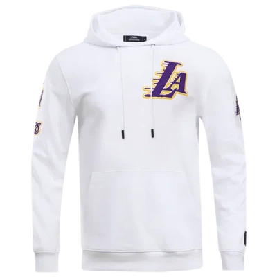 Pro Standard Mens  Lakers Pullover Hoodie In White
