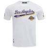 Pro Standard Mens  Lakers Script Tail Sj Tee In Multi