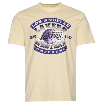 Pro Standard Mens  Lakers Short Sleeve Flex T-shirt In Gold