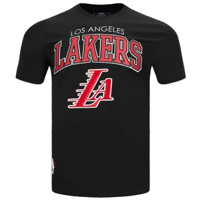 Pro Standard Mens  Lakers Short Sleeve T-shirt In Black/red