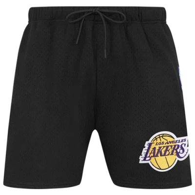 Pro Standard Mens  Lakers Souvenir Mesh Shorts In Yellow/black