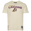 Pro Standard Mens  Lakers World Of Basketball T-shirt In Eggshell/multi