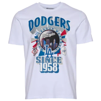 Pro Standard Mens  Los Angeles Dodgers Deco Sj T-shirt In Gray