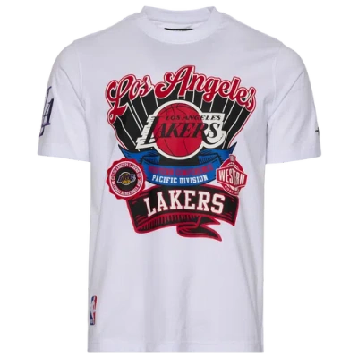Pro Standard Mens  Los Angeles Lakers S/s Flex T-shirt In White