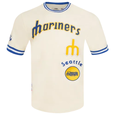 Pro Standard Mens  Mariners Retro Classic Dk Tee V2 In Neutral