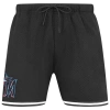 Pro Standard Mens  Marlins Mesh Basketball Shorts