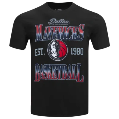 Pro Standard Mens  Mavericks Bred T-shirt In Black/red
