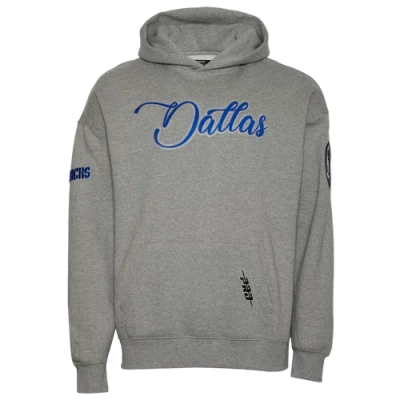 Pro Standard Mens  Mavericks Cs Drop Shoulder Pullover Hoodie In Grey/blue
