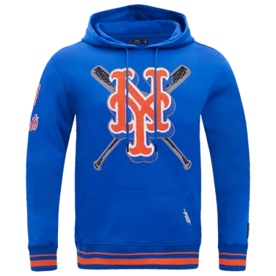 Pro Standard Mens  Mets Mash Up Rib Flc Po Hoodie