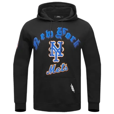Pro Standard Mens  Mets Old English Flc Po Hoodie In Black