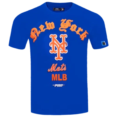 Pro Standard Mens  Mets Old English Sj Tee In Blue