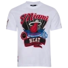 Pro Standard Mens  Miami Heat S/s Flex T-shirt In White