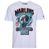 Pro Standard Mens  Miami Marlins Deco Sj T-shirt In White