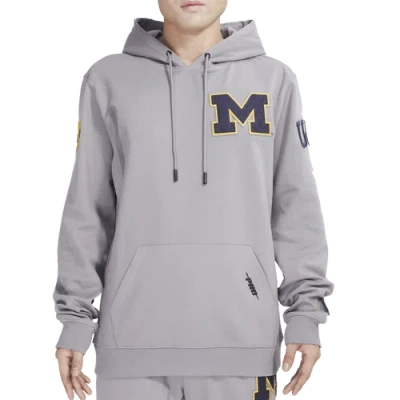 Pro Standard Mens  Michigan Classic Pullover Hoodie In Gray