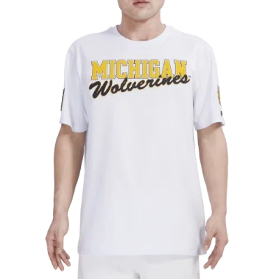 Pro Standard Mens  Michigan Classic Sj T-shirt In White