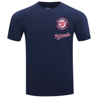 Pro Standard Mens  Nationals Championship T-shirt In Navy/multi