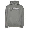 Pro Standard Mens  Nets Cs Drop Shoulder Pullover Hoodie In Grey/black
