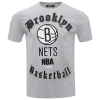 Pro Standard Mens  Nets Old English Sj Tee In Gray