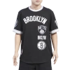 Pro Standard Mens Brooklyn Nets  Nets Retro Classic Dk Tee In Black/gray