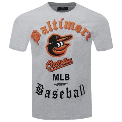 Pro Standard Mens  Orioles Old English Sj Tee In Gray