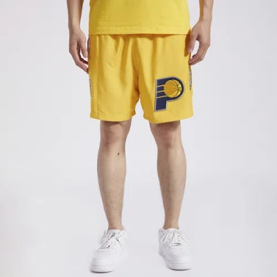 Pro Standard Mens  Pacers Classic Woven Shorts In Yellow/yellow